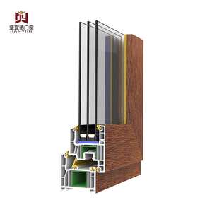 UPVC Casement Windows Double Glazed For Villa Residential Projects Custom Size OEM ODM Manufacturer CE Certified Noise Reduction