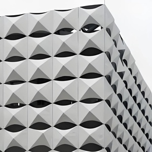 Large Exterior Wall Cladding Panels Aluminum Alloy Curtain Walls Facade System