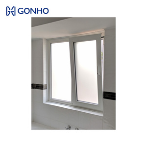 GONHO 98 Series Aluminum Alloy Modern Louver Turn and Tilt Hurricane Impact Soundproof Exterior Casement Windows