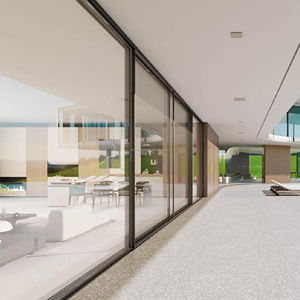 Double Glazed Low E Glass Soundproof Exterior Patio Aluminum Sliding Door Standard Windows and Doors Black