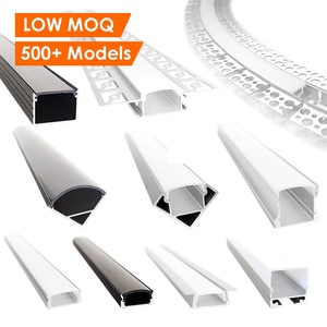 LED Strip Profile Channel Light Diffuser Corner Extrusion Channel LED Aluminium Profile For LED Strip Light